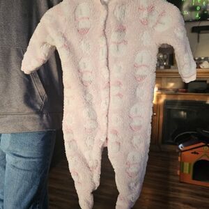 Baby Gear Soft Pink One Piece Footie